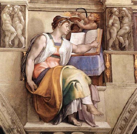 The Erythraean Sibyl, Michelangelo Buonarroti